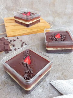 Foto resep Dessert Box Coklat Gluten Free (Tanpa Whipping Cream)