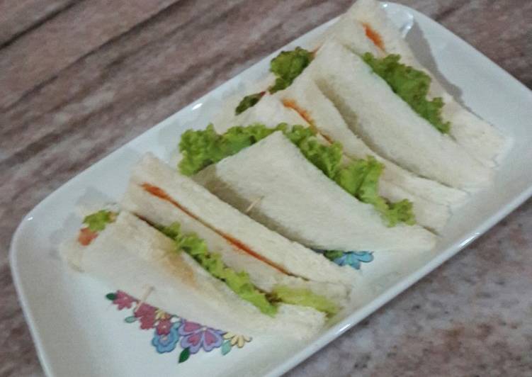 Resep Simple tuna sandwich 🍞 yang Enak Banget