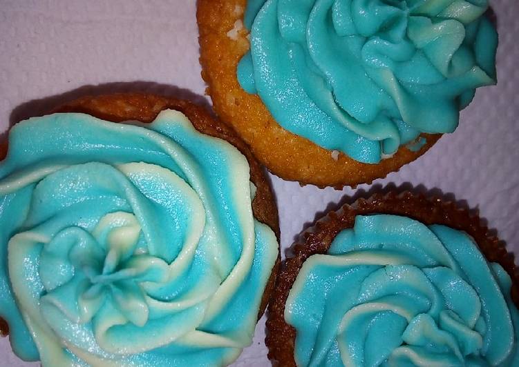 Cupcakes with buttercream frosting#special easter contest
