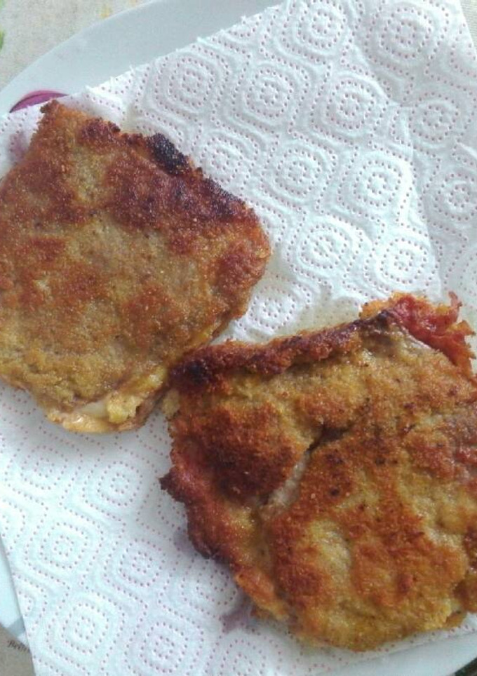 Una foto de Filete empanado especial