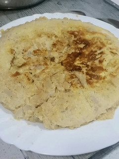 Una foto de Tortilla de coliflor