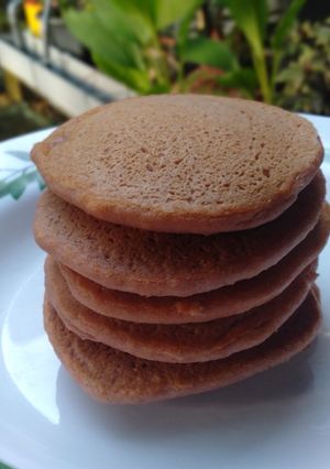Foto resep Pink guava-oat pancake