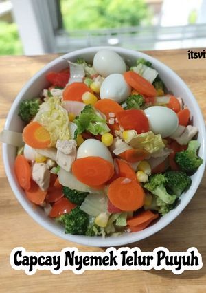 Foto resep #810. Capcai Kuah Telur Puyuh