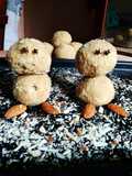 Wheat and almond laddu