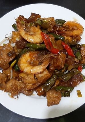 Foto resep Tahu Tempe kecap pedas