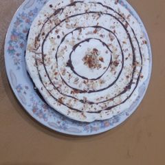 A picture of No bake chocolate cake.
