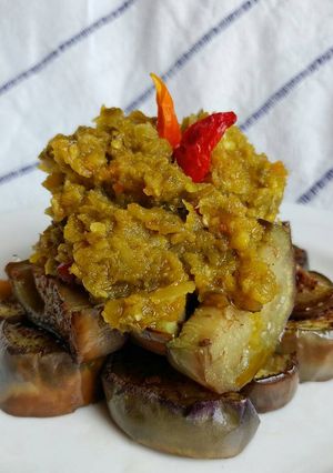 Foto resep Terong Bakar Cabe Ijo