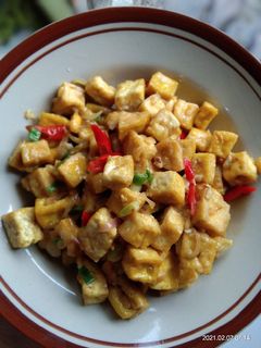 Foto resep Tahu Saos Telur Asin