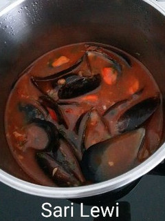 Una foto de Mejillones en salsa, en Placa de inducción (8 ingredientes)