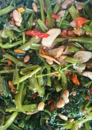Foto resep Kangkung Tumis Tauco