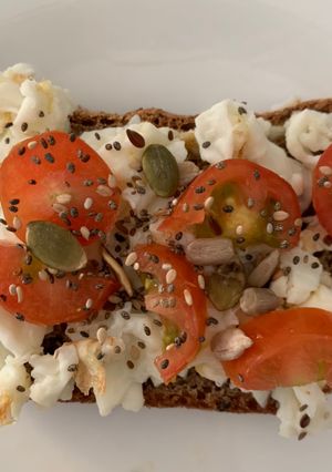 Una foto de Opción de desayuno/merienda salada