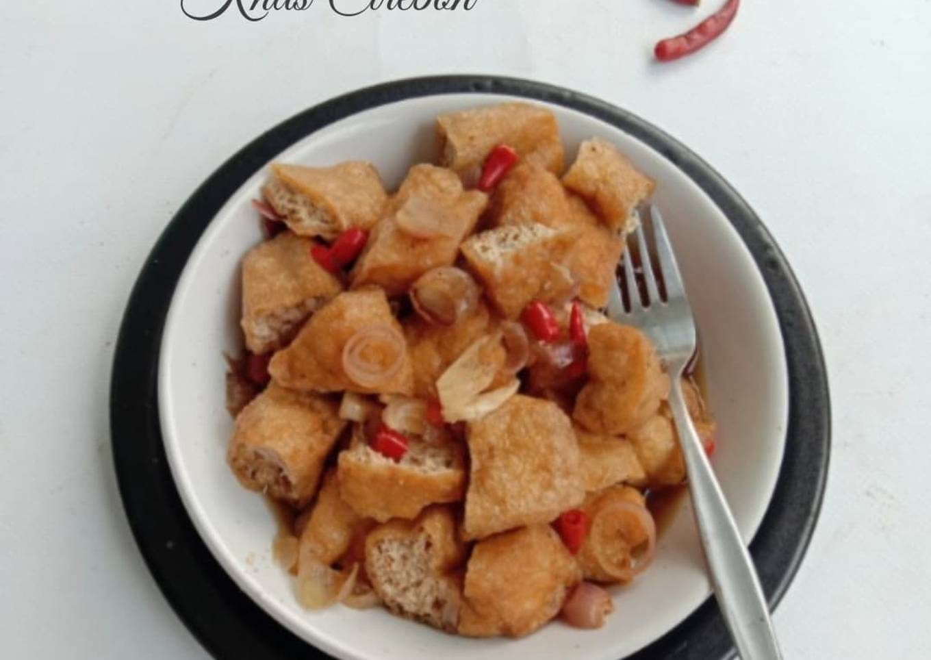 Tahu Gejrot Khas Cirebon