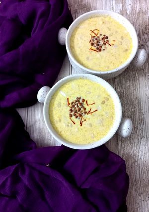 A picture of Pumpkin kheer.