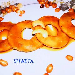 A picture of Jaggery donuts.