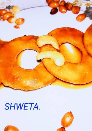 A picture of Jaggery donuts.