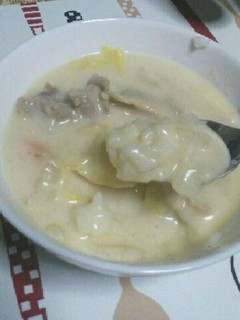 A picture of Japanese white stew (sauce).