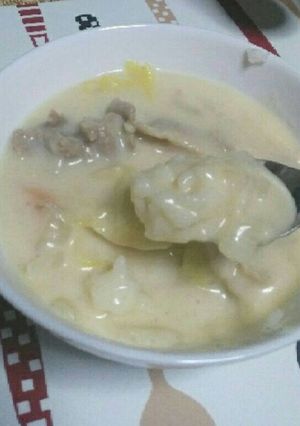 A picture of Japanese white stew (sauce).