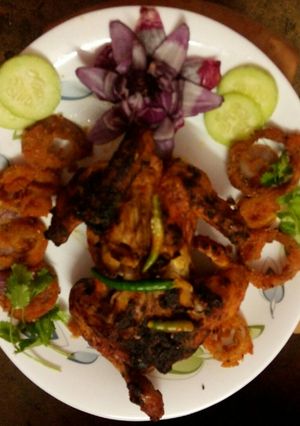 A picture of Chicken tanduri.