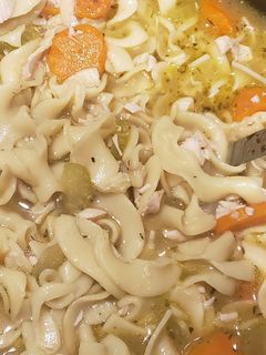 A picture of Quick Chicken Noodle Soup.