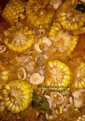 Foto resep Cumi Saus Padang Extra Jagung
