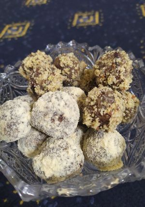 صورة لوصفة كرات التمر