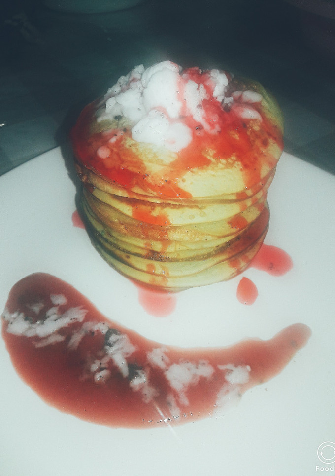 Foto resep Vanila pancake saus Terung Belanda