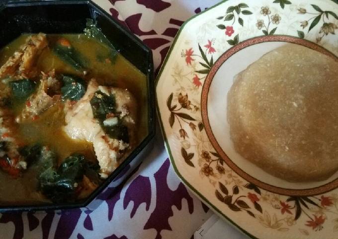 Nyala soup with chicken