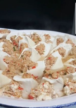 Foto resep Tahu kukus daging