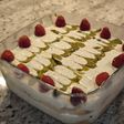 Tiramisu pistache et framboises sans lactose