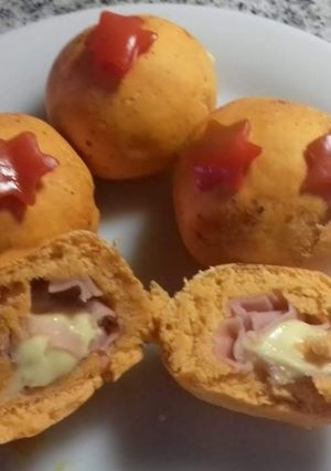 Foto principal de Esferas del dragón en masa de pizza