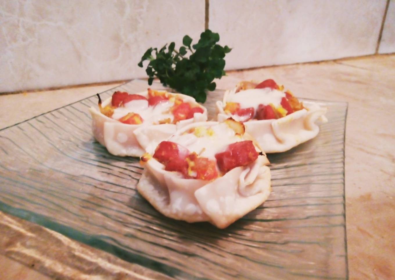 Canastitas de salchicha