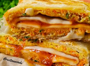 Foto resep Korean Tortilla Egg Sanwich