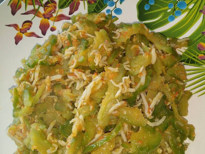 Resep Tumis pare dan Teri Medan pedassss tidak pahit yang Bikin Ngiler