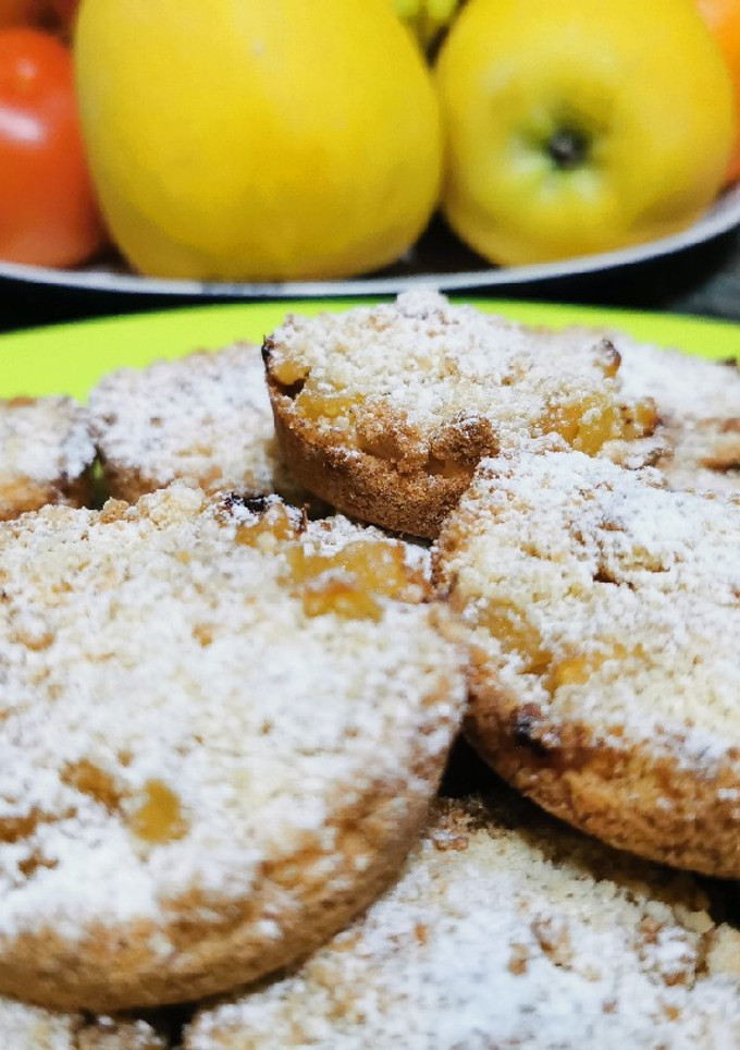 Una foto de Galletas de mantequilla con manzana caramelizada!!!