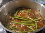 A picture of green bean bacon