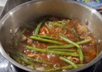 How To Making Recipe My French Green Beans with Bacon Tomatoes and Mushrooms Delicious Perfect