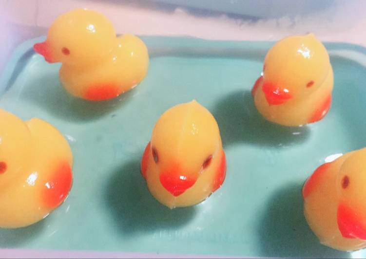 Resep 🦆 Puding Bebek 3D 🦆, Bisa Manjain Lidah