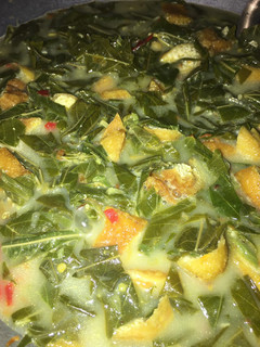 Foto resep Sayur bobor daun singkong tahu