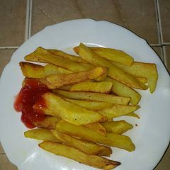 A picture of Turmeric fries.