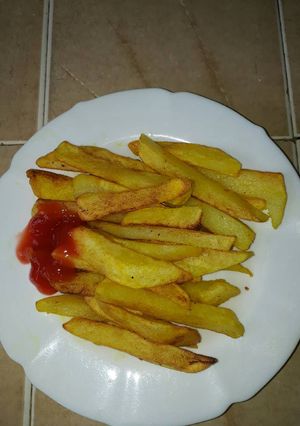 A picture of Turmeric fries.