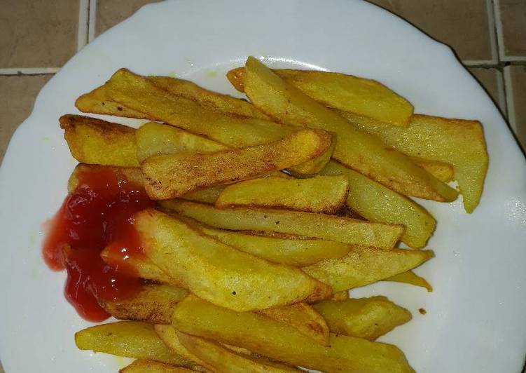 Steps to Prepare Ultimate Turmeric fries
