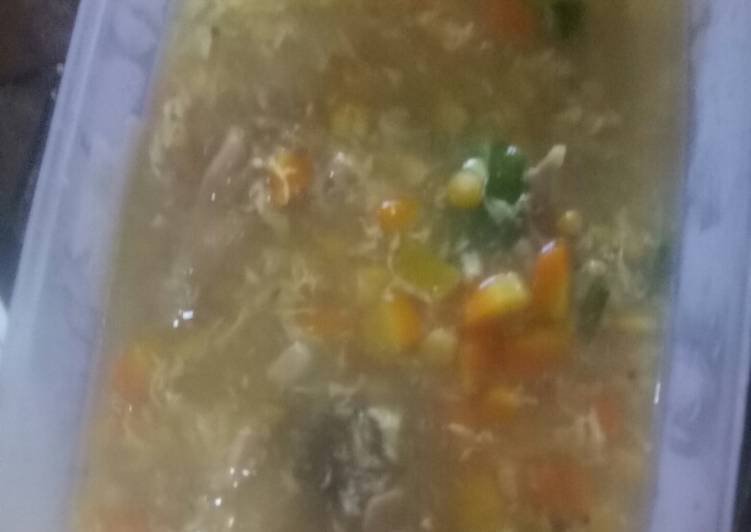 Easiest Way to Prepare Delicious Soup Ayam Jagung Manis