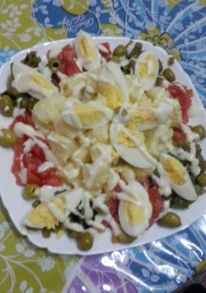 صورة لوصفة بطاطا سلاطة