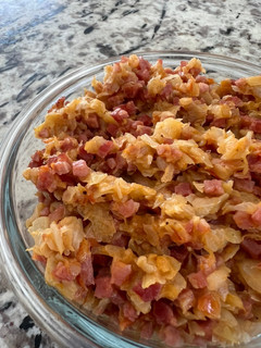 Una foto de Repollo con jamón Thermomix