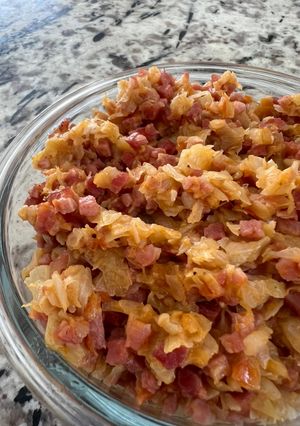 Una foto de Repollo con jamón Thermomix