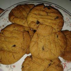A picture of Eggless Chocolate Chip Cookies # Festive Dish contest _ Mombasa#.