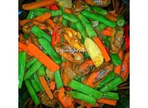 Gambar Kupang Goreng Kunyit