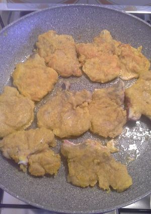 Foto di Costine di agnello impanate