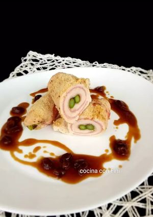 Una foto de Rollitos de pavo rellenos