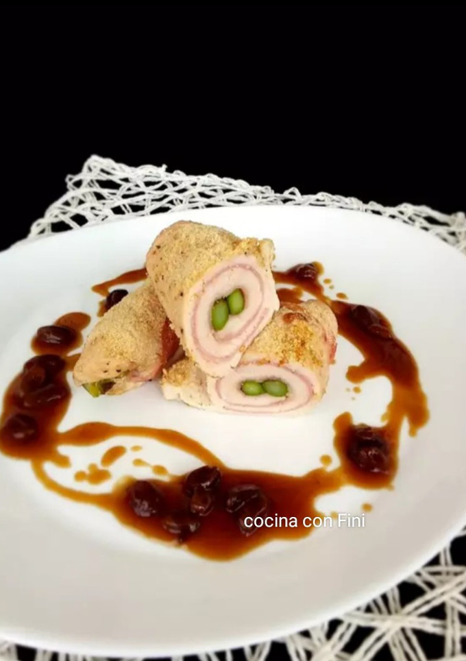 Una foto de Rollitos de pavo rellenos